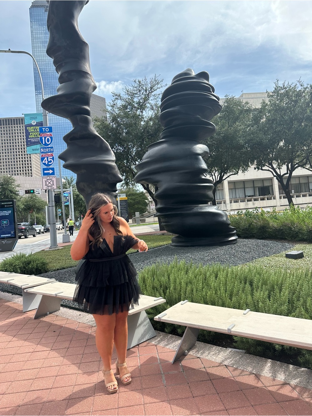Fashion Nova Black Tiered Tulle Mini Dress - Picture 4 of 5